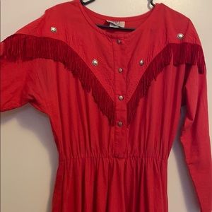 VINTAGE western dress Circle T by Marilyn Lenox